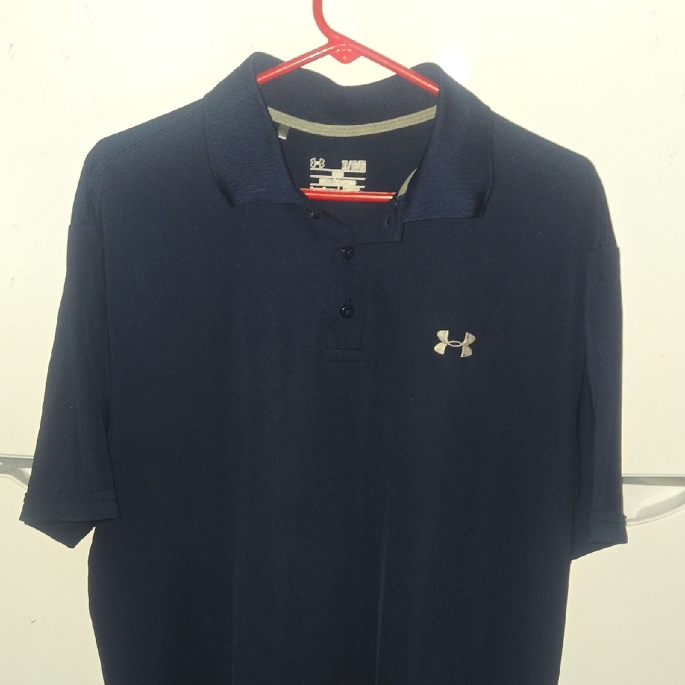 Under Armour Men's Dark Blue Polo Shirt